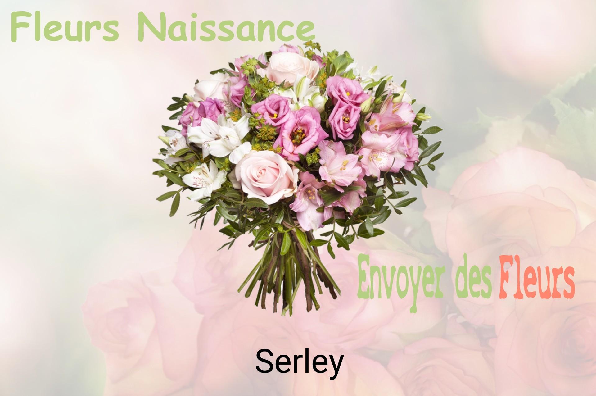 Bouquet de fleurs de naissance livré à Serley